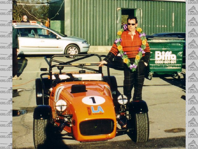 Darryl beckwith's winning car